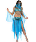 Blue Belly Dancer Princess Costume