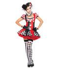 Naughty Harlequin Clown Costume