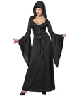 Hooded Robe Costume Black