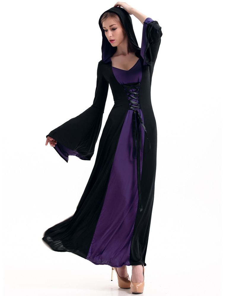 Hooded Robe Costume Purple