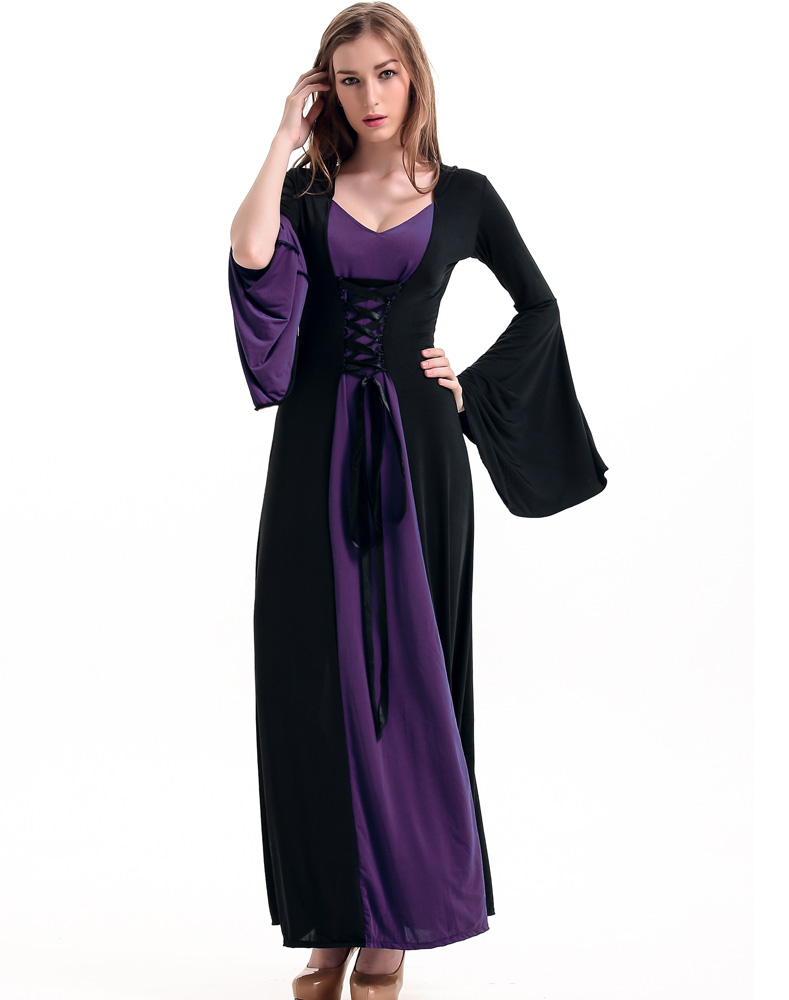 Hooded Robe Costume Purple