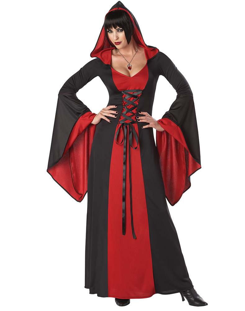 Hooded Robe Costume Red