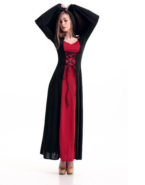 Hooded Robe Costume Red