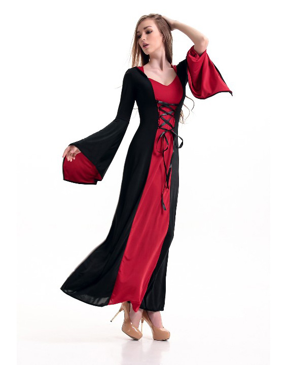 Hooded Robe Costume Red