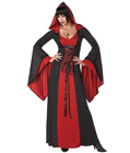 Hooded Robe Costume Red