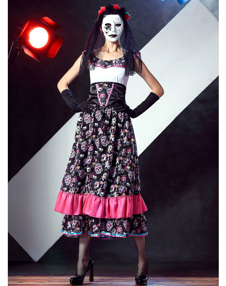 Spanish Lady Day Of Dead Costume