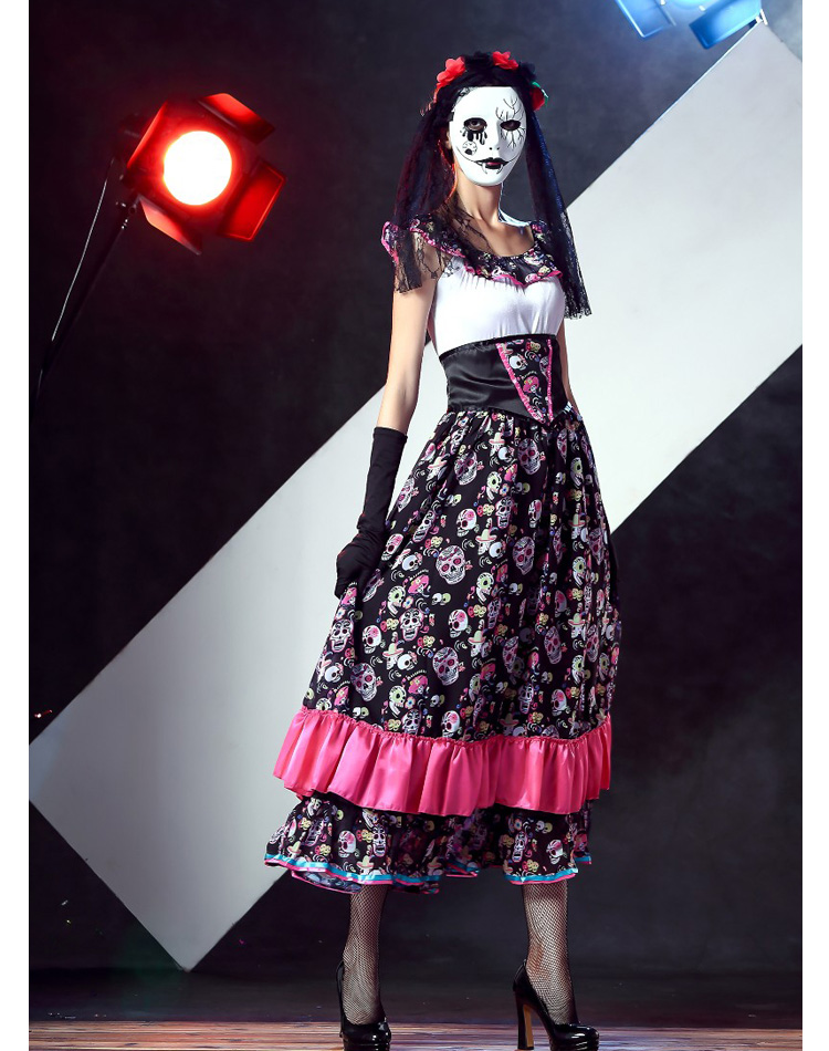 Spanish Lady Day Of Dead Costume