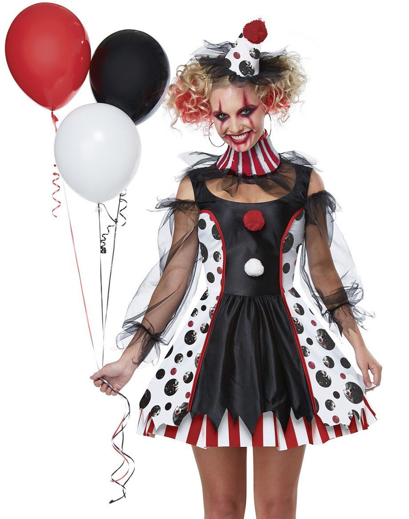 Creepy Clown Women\'s Costume