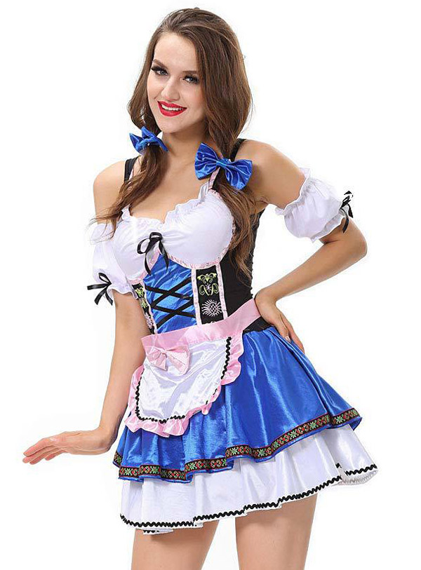 Bavarian Embroidery Beer Girl Costume
