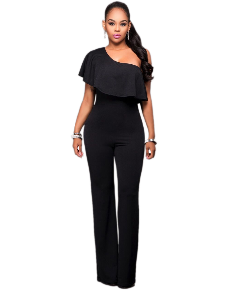 Elegant Asymmetric Jumpsuit