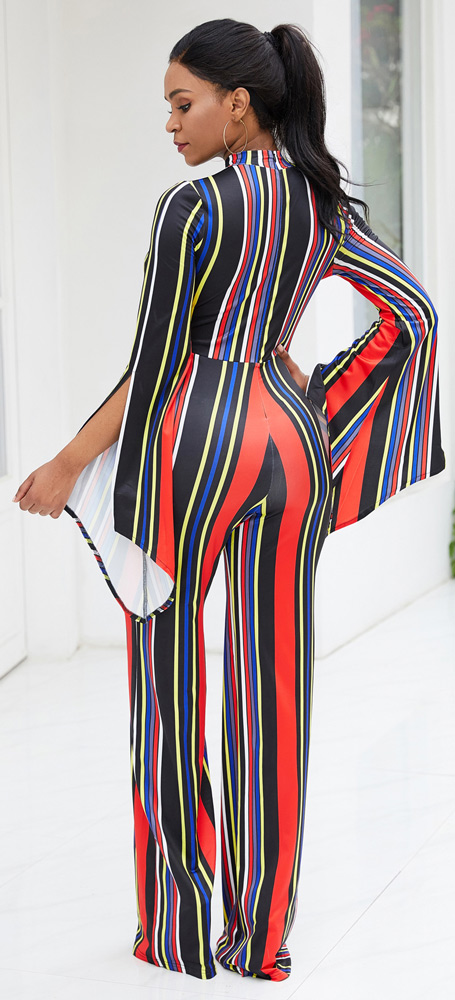 Striped Jumpsuit