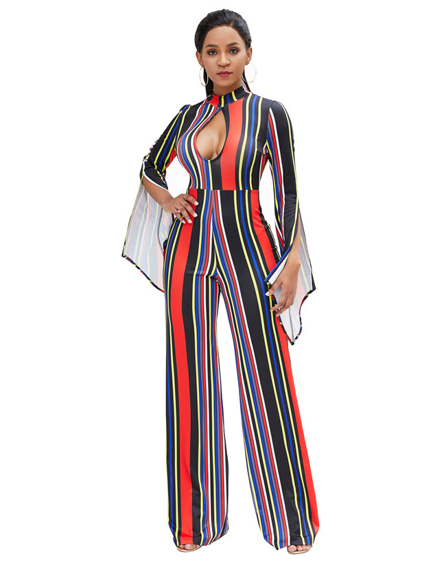 Striped Jumpsuit