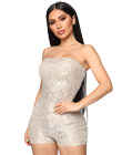 Sequinned Bodycon Romper