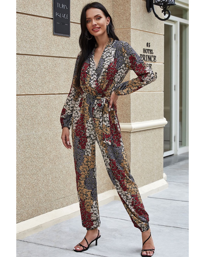 Floral Print Jumpsuit