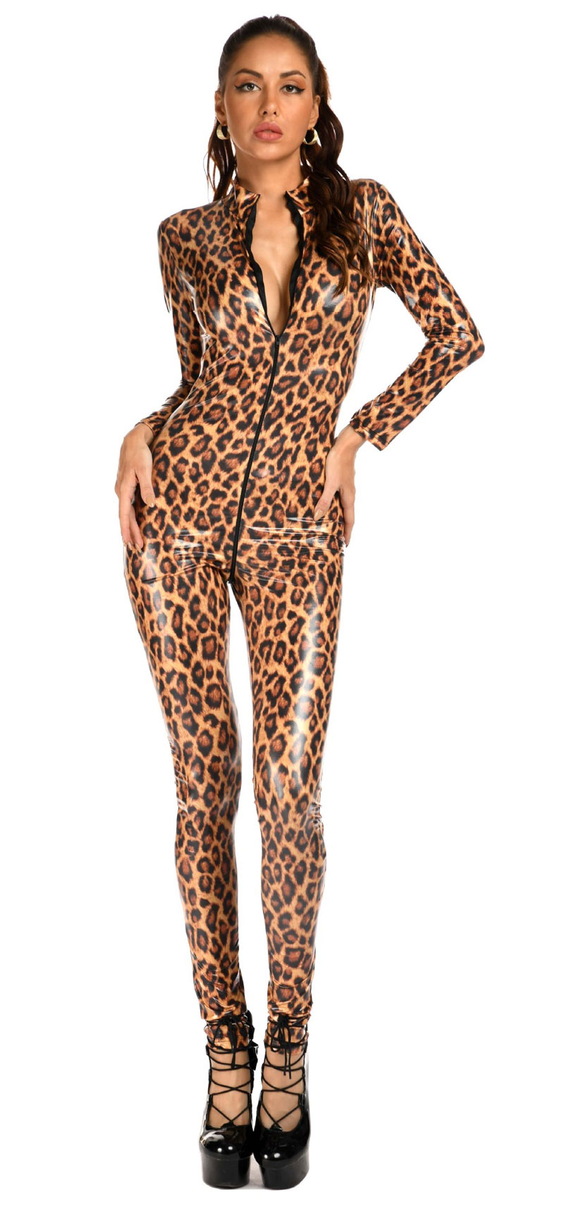 Leopard Print Jumpsuit