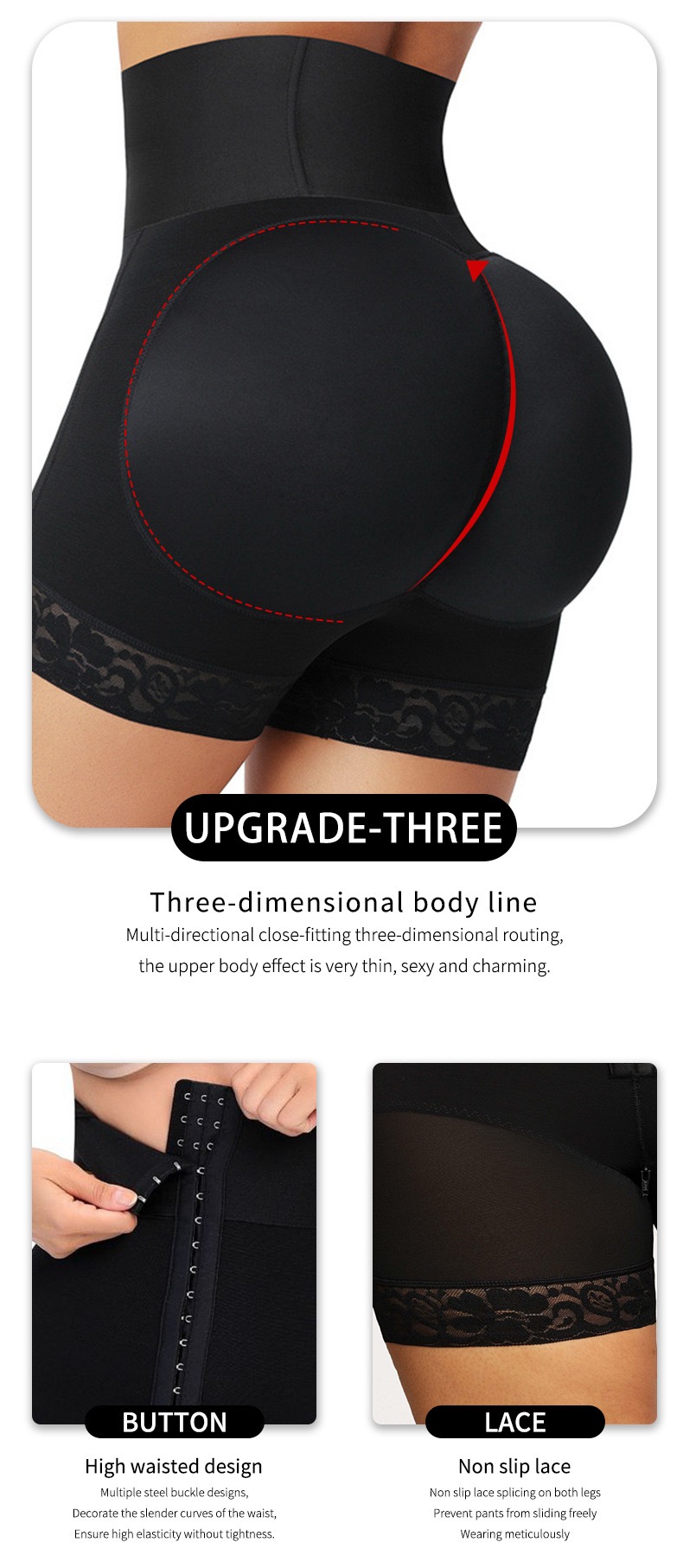 High Waist Lifting Pant Black