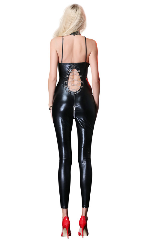 PVC Leather Jumpsuit