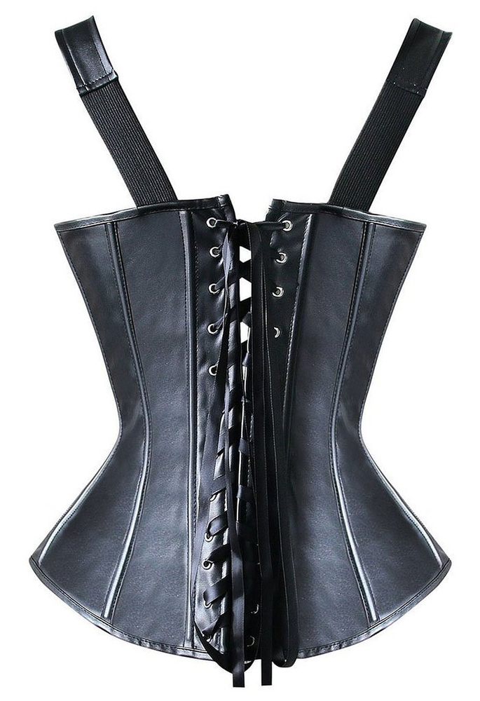 Steampunk Faux Leather Corset