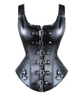 Steampunk Faux Leather Corset