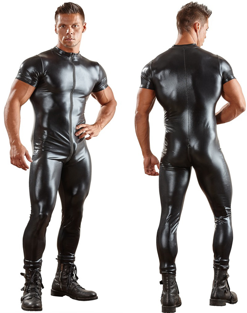 Men\'s Vinyl Leather Catsuit