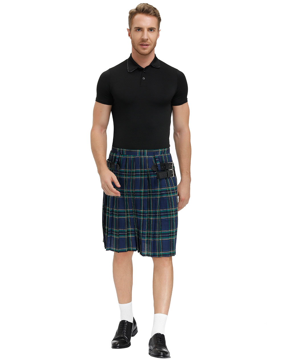 Men\'s Tartan Kilt Blue