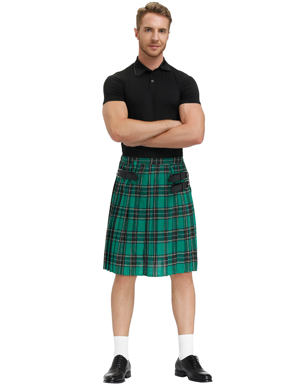 Men\'s Tartan Kilt Green