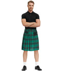 Men's Tartan Kilt Green