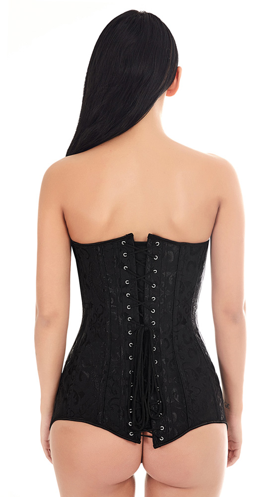 Steel Boned Long Line Corset