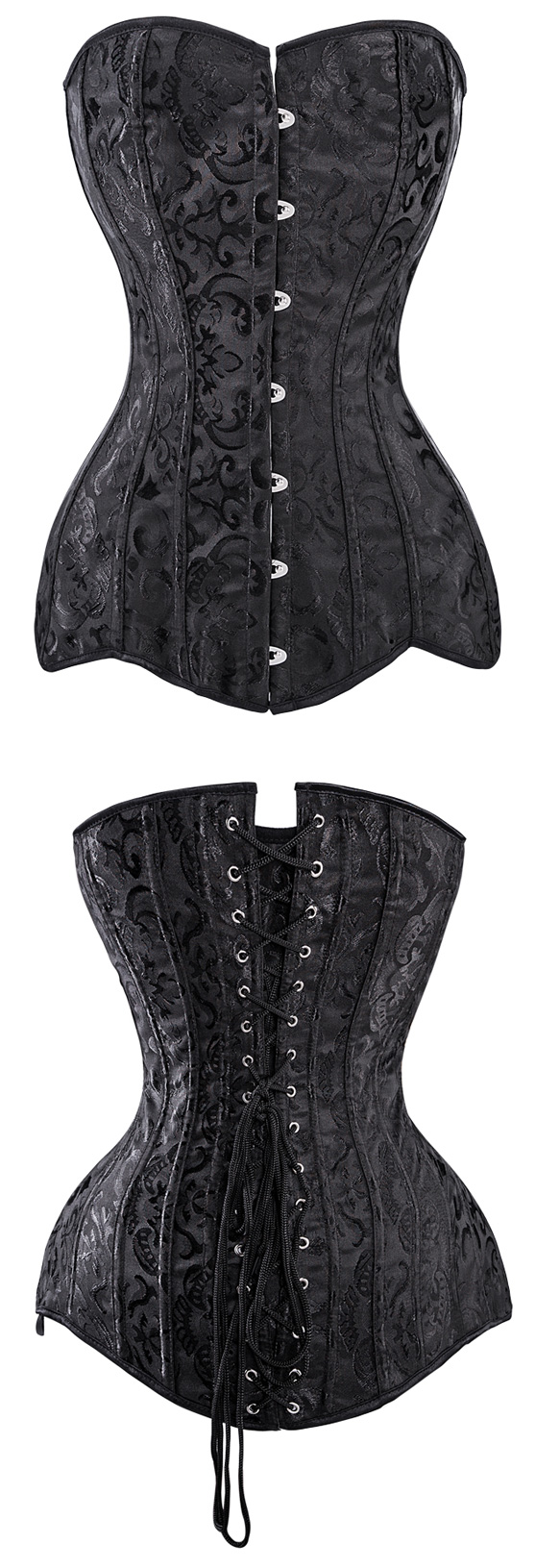 Steel Boned Long Line Corset