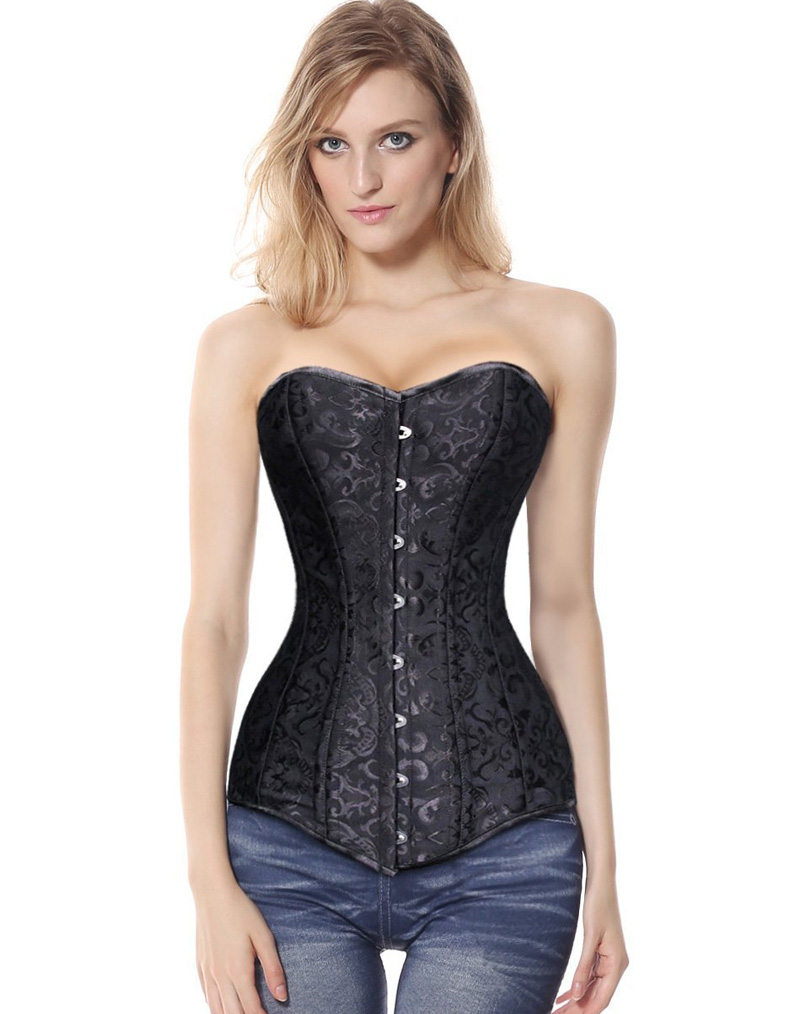 Steel Boned Long Line Corset