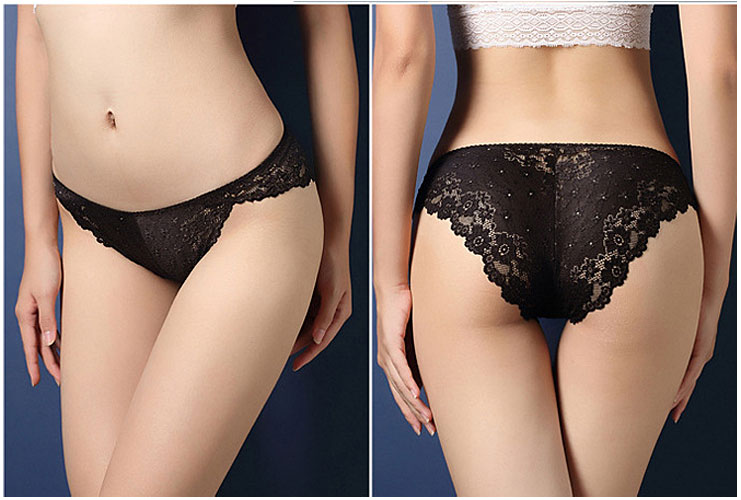 Classic Lace Panty Black