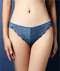 Classic Lace Panty Blue