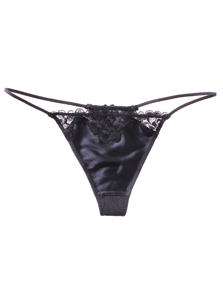 Lace Trimmed G-String & Panty
