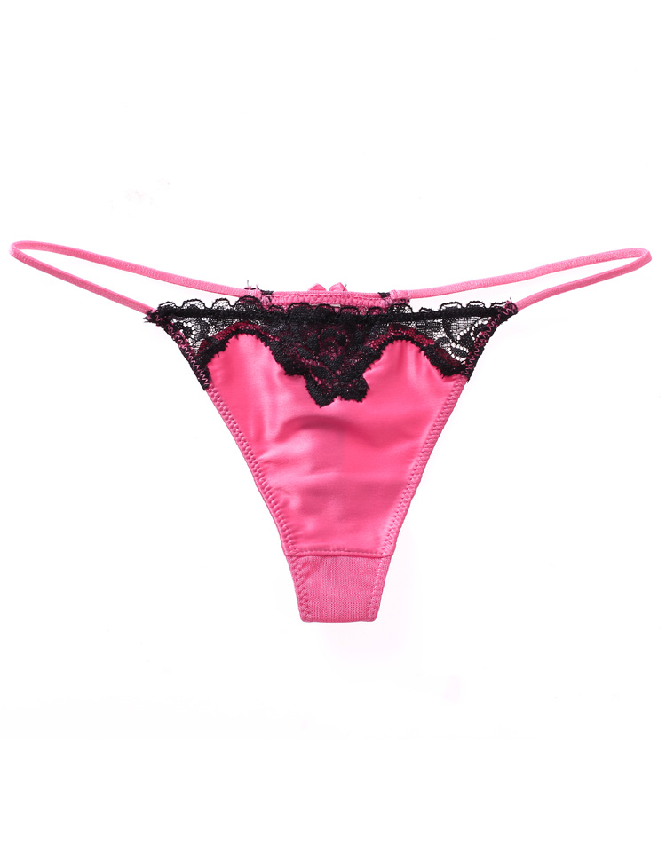 Lace Trimmed G-String & Panty