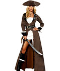 Deluxe Pirate 5pcs Captain Costume