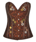 Steampunk Steel Boned Retro Corset