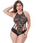 Plus Size Lace Teddy