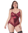 Plu Size Sexy Teddy Red