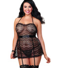 Delicate Lace Apron Babydoll