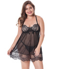 Plus Size Babydoll Black