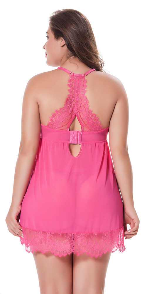 Plus Size Babydoll Pink