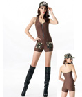 Soldier Babe Costume 2 Pcs