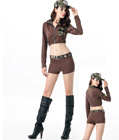 Soldier Babe Costume 3 Pcs