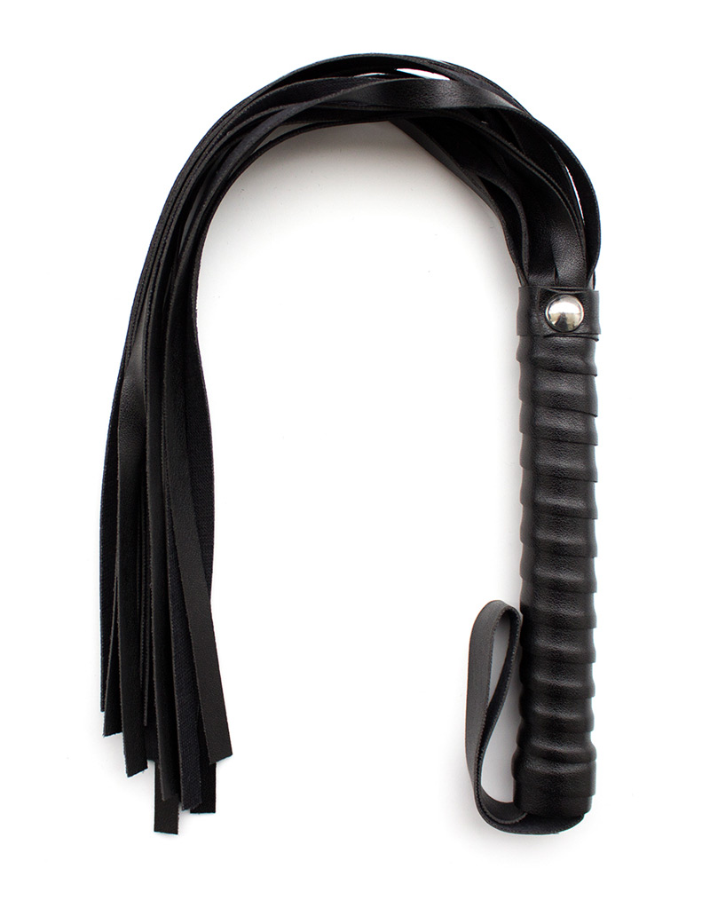 PU Leather Whip Black