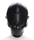 Full Covered Hood Mask With Ball Gag