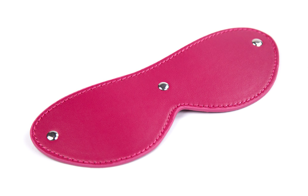 Rose Red PU Leather Blindfold