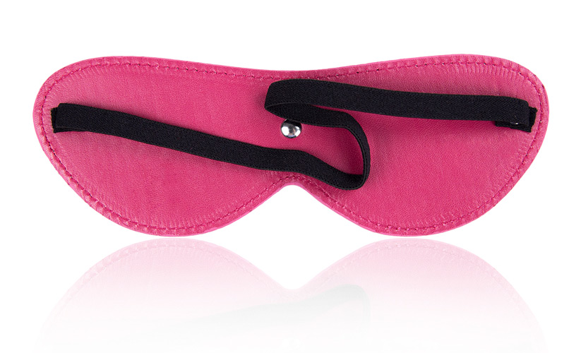 Rose Red PU Leather Blindfold