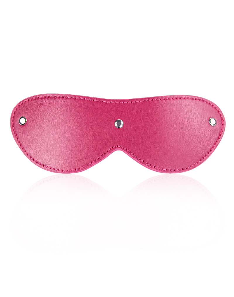 Rose Red PU Leather Blindfold