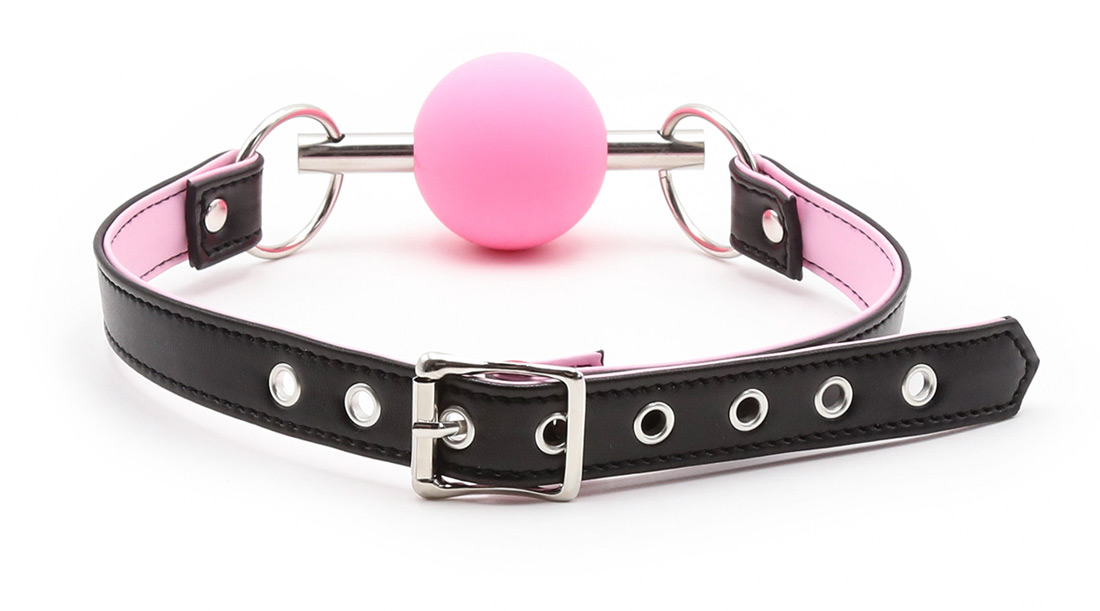 Pink Silicone Ball Gag