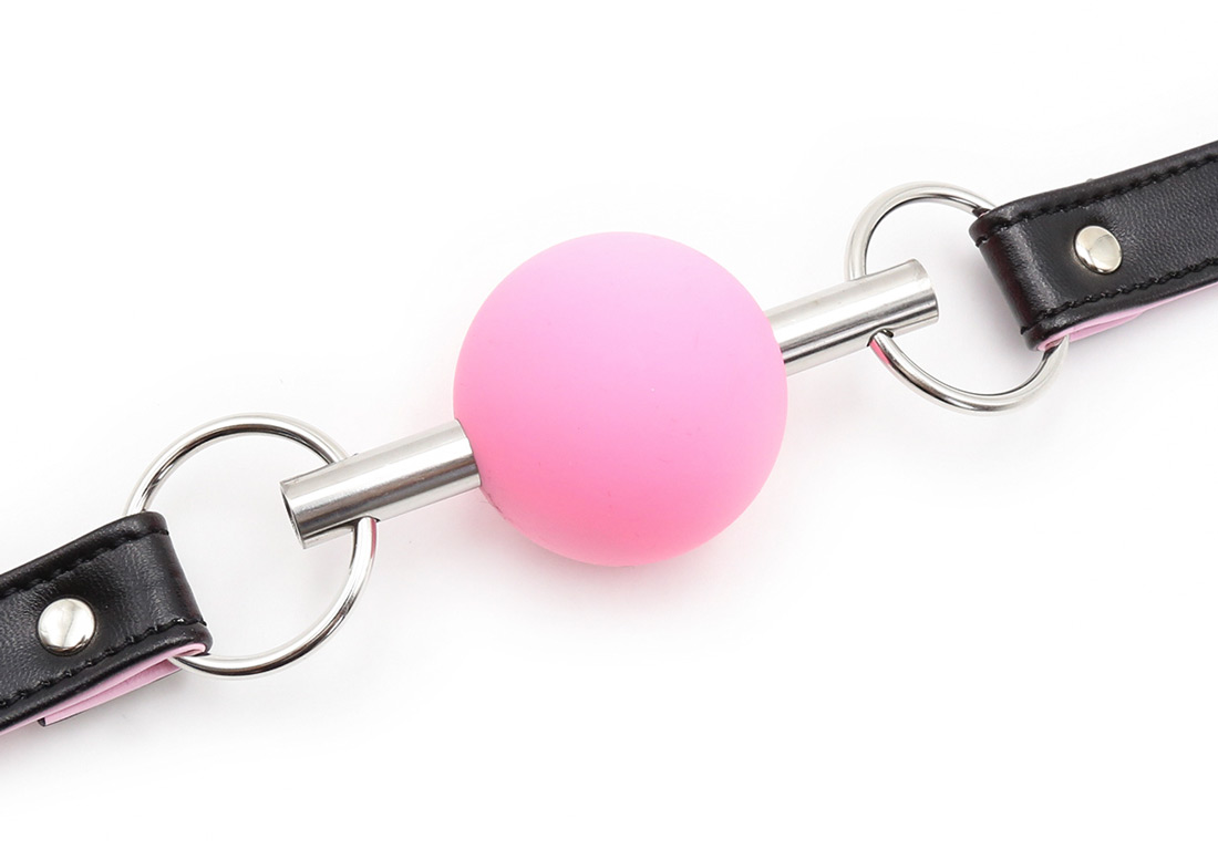 Pink Silicone Ball Gag